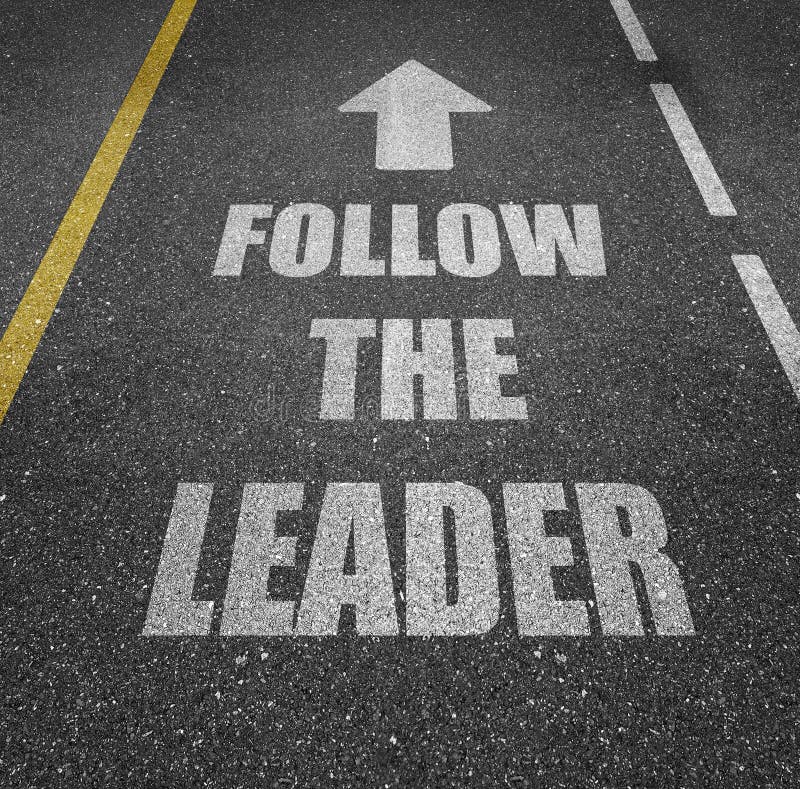 Follow the leader stock image. Image of industrial, sharp 521331