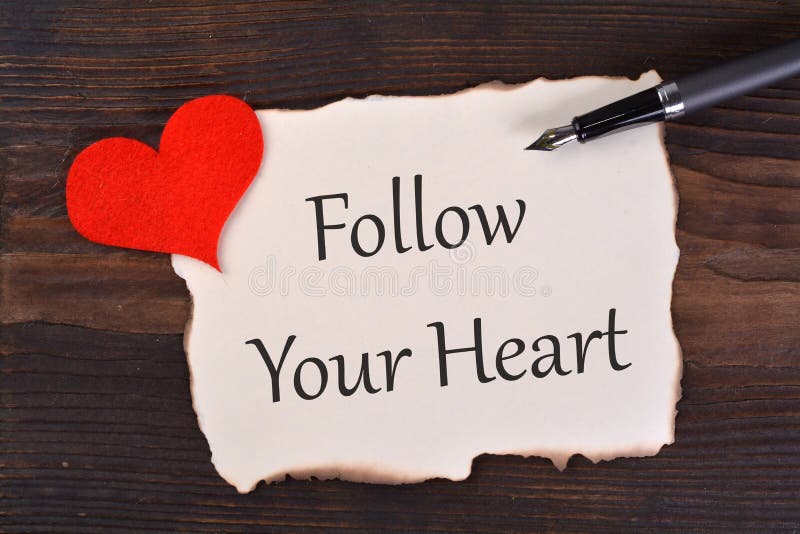 Follow Your Heart stock photo Follow Your Heart stock photo