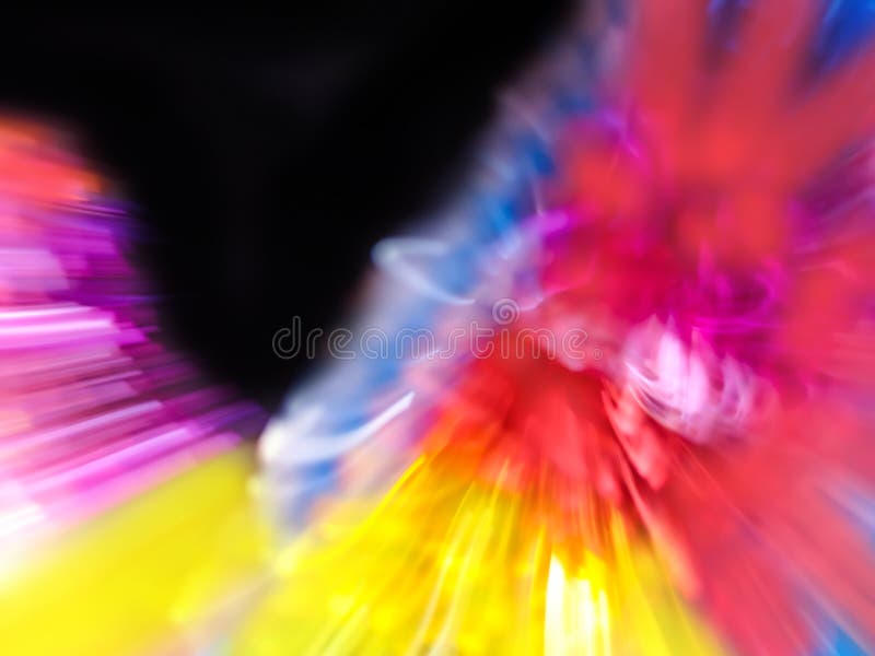 Fond abrégé multicolore bokeh arc-en-ciel. flou coloré arc-en-ciel sur noir. Couleur floue abstraite transitions lisses des couleurs néons iridescentes sur noir