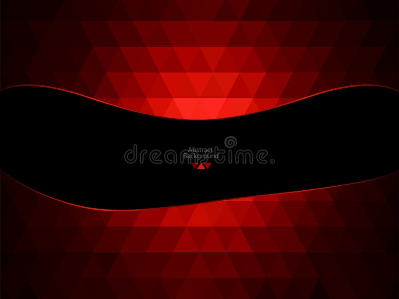 Fond abstract roșu și negru stock illustration