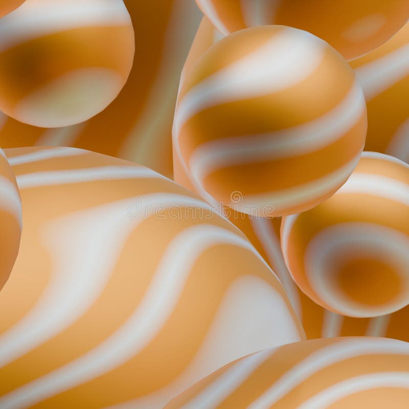 Fond abstract sub formă de forme aurii. textura bilelor metalice lucioase. o expoziție 3d luxoasă vector illustration