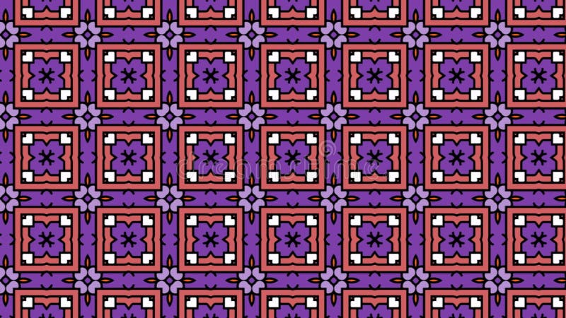 Fond abstrait animation texture dans style ornemental géométrique. conception transparente illustration stock