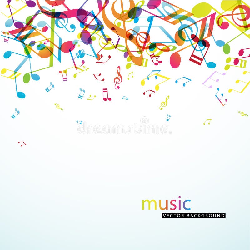 Fond abstrait aux teintes colorées. illustration stock