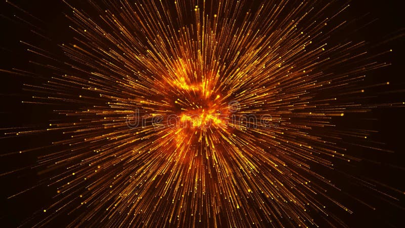 Fond abstrait avec fumée et feu d'artifice avec particules illustration de vecteur