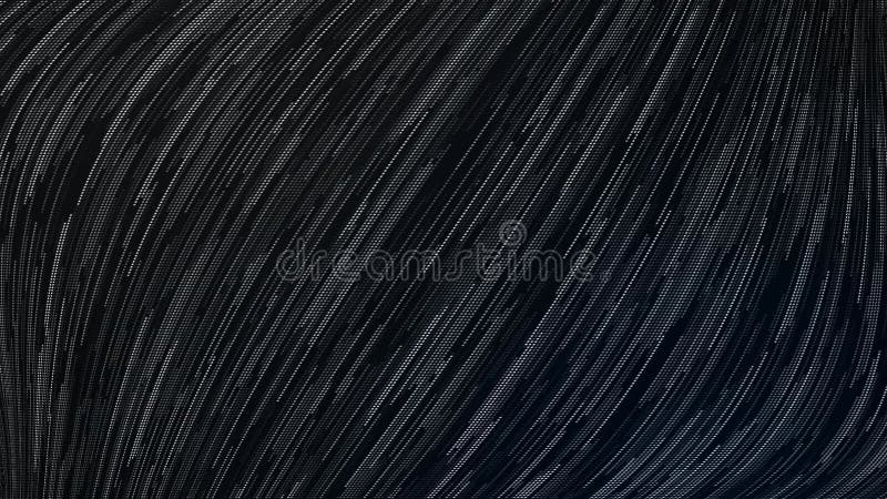 Fond abstrait avec mouvement des bandes blanches et des particules illustration de vecteur