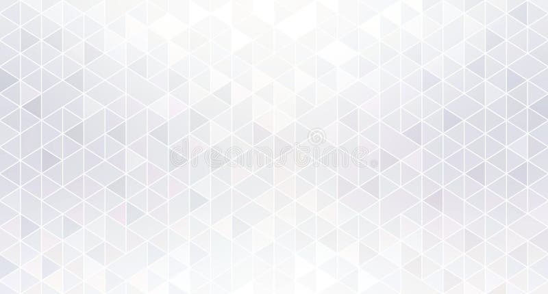 Fond abstrait blanc géométrique brillant Miroitez le papier peint subtil de mosaïque illustration de vecteur Fond abstrait blanc géométrique brillant Miroitez le papier peint subtil de mosaïque illustration de vecteur