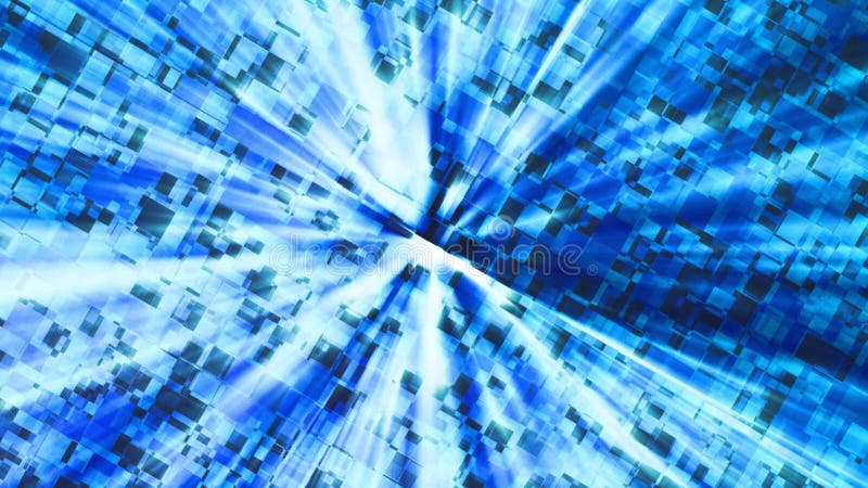 Fond abstrait bleu clignotant illustration stock