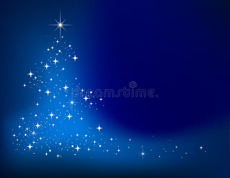 Fond abstrait bleu hivernal illustration libre de droits