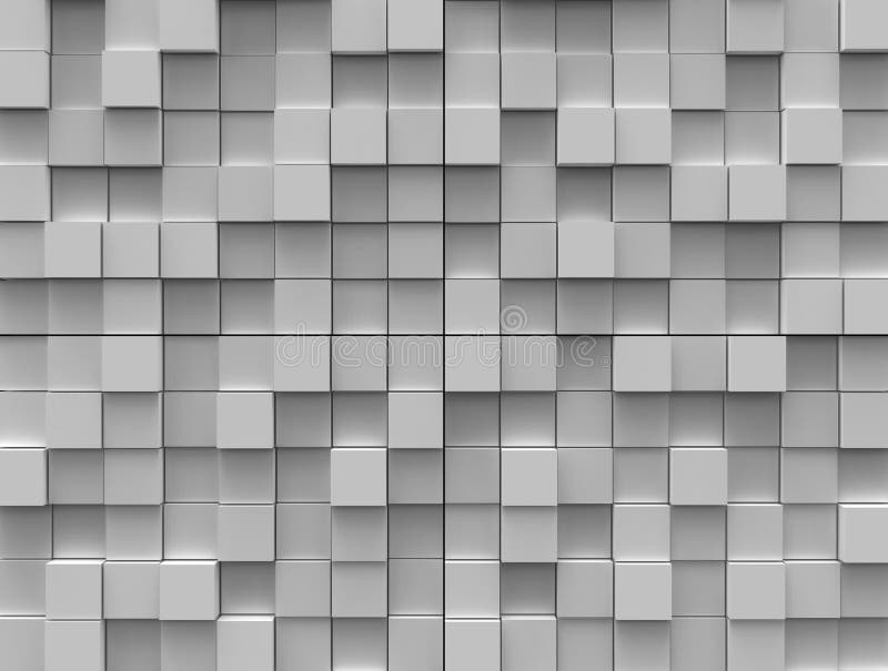 Abstract background - white color cubes different height. Abstract background - white color cubes different height