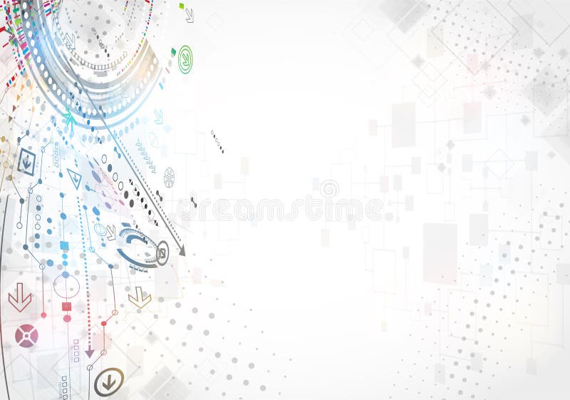 Fond abstrait d'affaires de technologie illustration stock Fond abstrait d'affaires de technologie illustration stock