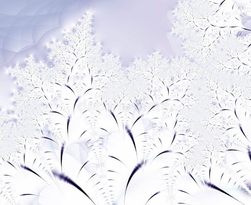 Arrière-plan abstrait d'arbres d'hiver illustration de vecteur