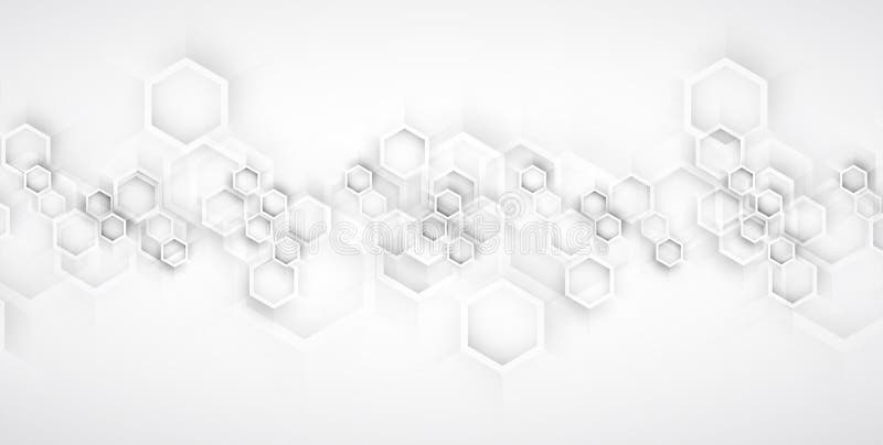 Fond abstrait d'hexagone Conception de poligonal de technologie Minimalisme futuriste de Digital illustration libre de droits Fond abstrait d'hexagone Conception de poligonal de technologie Minimalisme futuriste de Digital illustration libre de droits