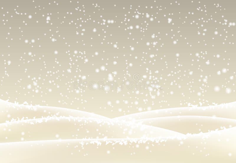 Fond d'hiver abstrait en tons sépia illustration stock