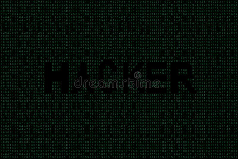 Fond abstrait de code binaire de technologie Données binaires de Digital et concept de pirate informatique illustration libre de droits Fond abstrait de code binaire de technologie Données binaires de Digital et concept de pirate informatique illustration libre de droits