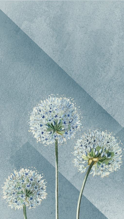 Fond abstrait de fleur, fond bleu de fleurs d'illustrateur illustration libre de droits Fond abstrait de fleur, fond bleu de fleurs d'illustrateur illustration libre de droits