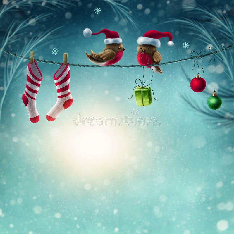 Fond d'hiver abstrait illustration de vecteur