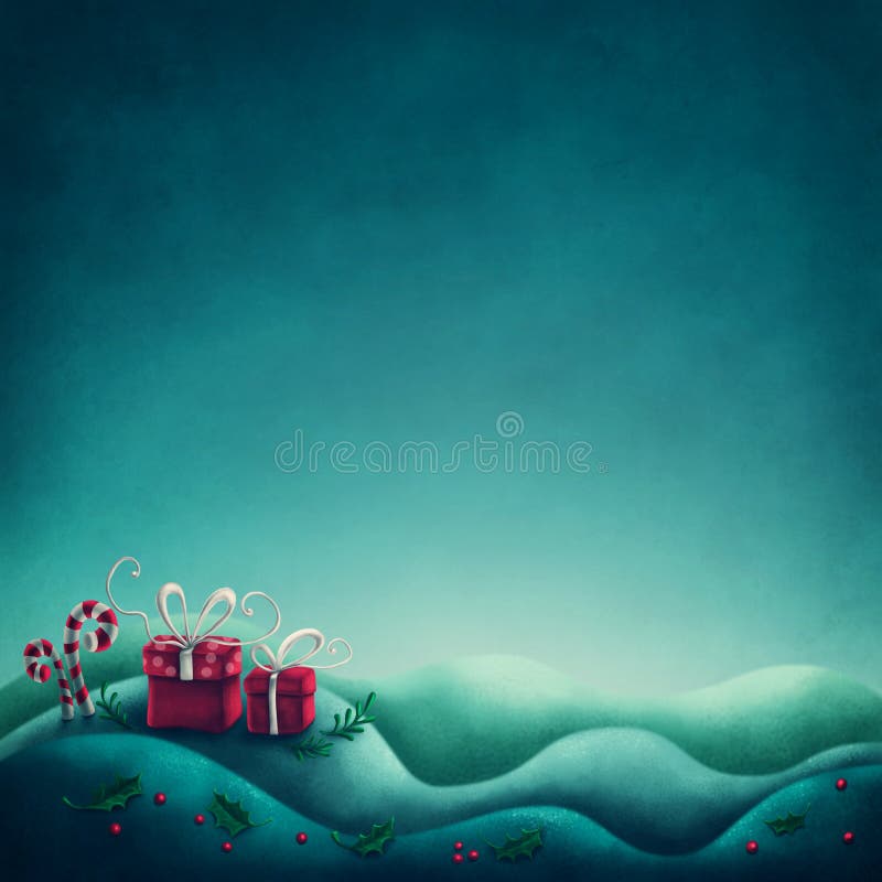 Fond d'hiver abstrait illustration libre de droits