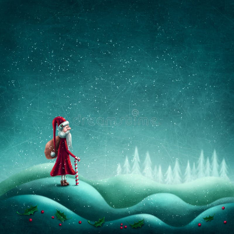 Fond abstrait de l'hiver illustration stock Fond abstrait de l'hiver illustration stock