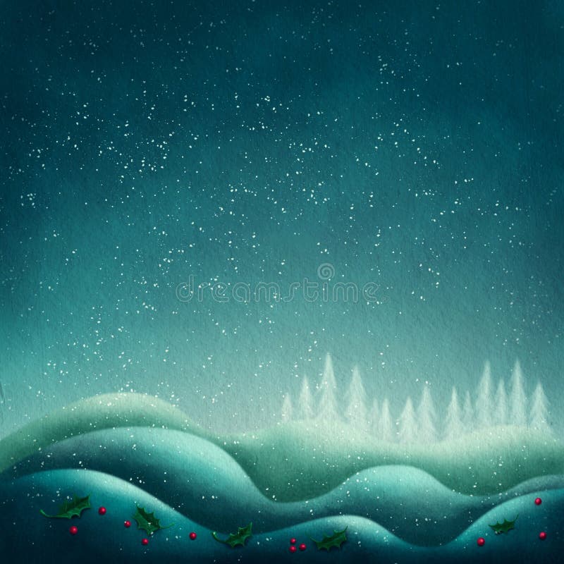 Fond d'hiver abstrait illustration de vecteur