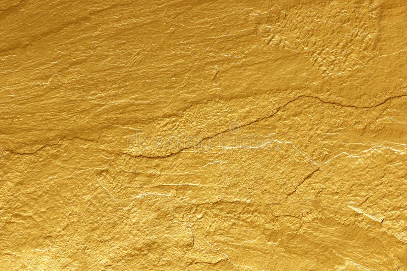 Peinture Dorée Sur Texture De Mur De Ciment Brut Photo stock - Image du  antiquité, concret: 244586438
