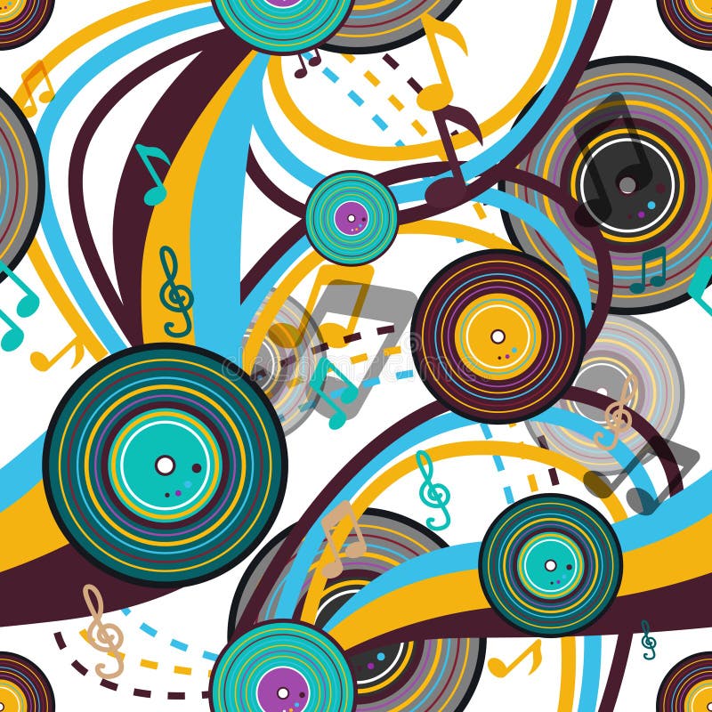 Fond abstrait de musique illustration stock Fond abstrait de musique illustration stock