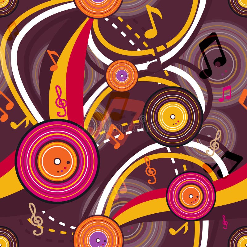 Fond abstrait de musique illustration stock Fond abstrait de musique illustration stock