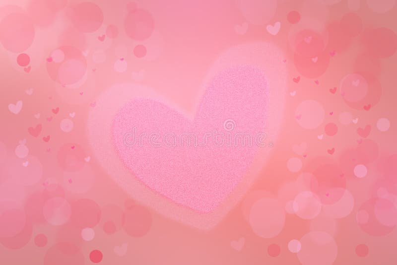 Fond abstrait de valentine Fond en pastel lumineux de rose de fête de tache floue d'Abtract avec un grand coeur rose pour la vale photo stock Fond abstrait de valentine Fond en pastel lumineux de rose de fête de tache floue d'Abtract avec un grand coeur rose pour la vale photo stock