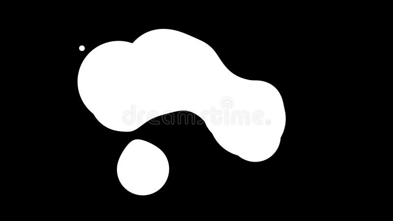 Fond abstrait des amasing metaballs comme si les gouttes de verre ou les sphères remplies d'étincelles bleues fusionnent ensemble illustration stock