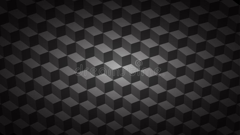 Fond abstrait des cubes isométriques illustration stock Fond abstrait des cubes isométriques illustration stock