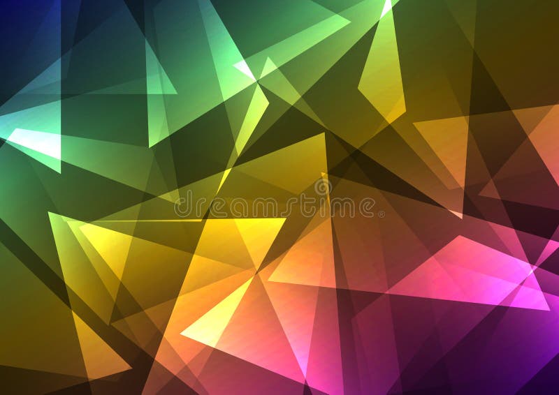 Fond abstrait en cristal d'arc-en-ciel illustration stock Fond abstrait en cristal d'arc-en-ciel illustration stock