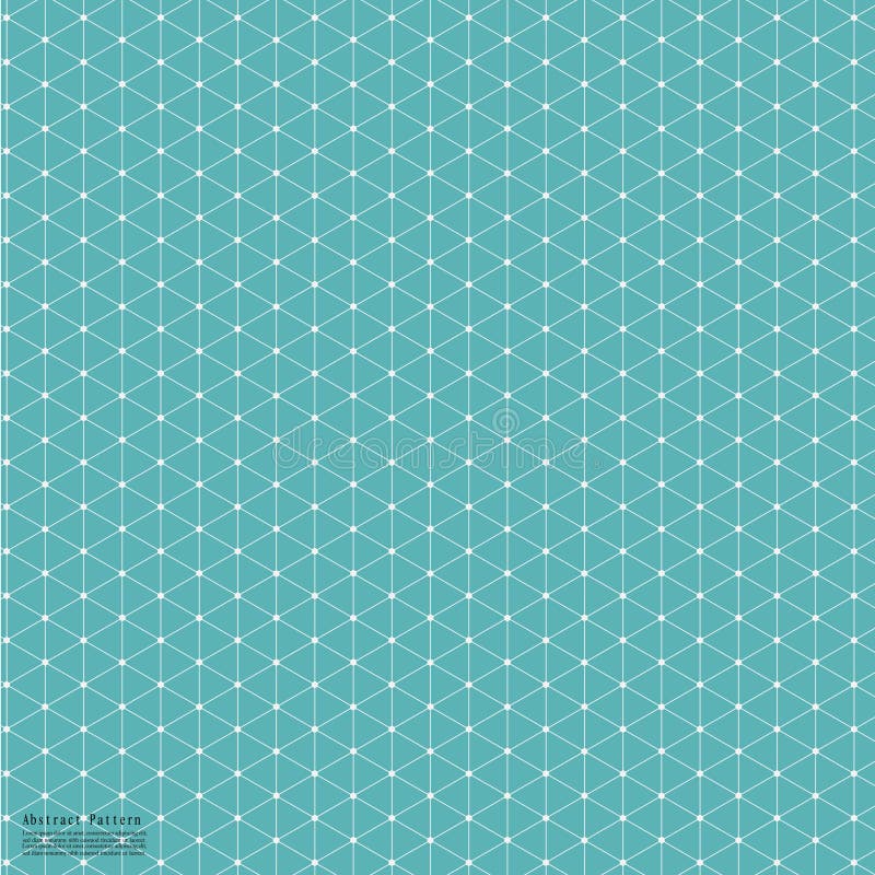 Fond abstrait géométrique avec la ligne et le Dots Patterns reliés illustration stock
