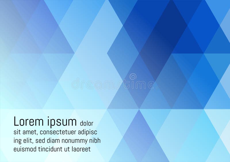 Fond abstrait géométrique bleu de vecteur illustration stock Fond abstrait géométrique bleu de vecteur illustration stock