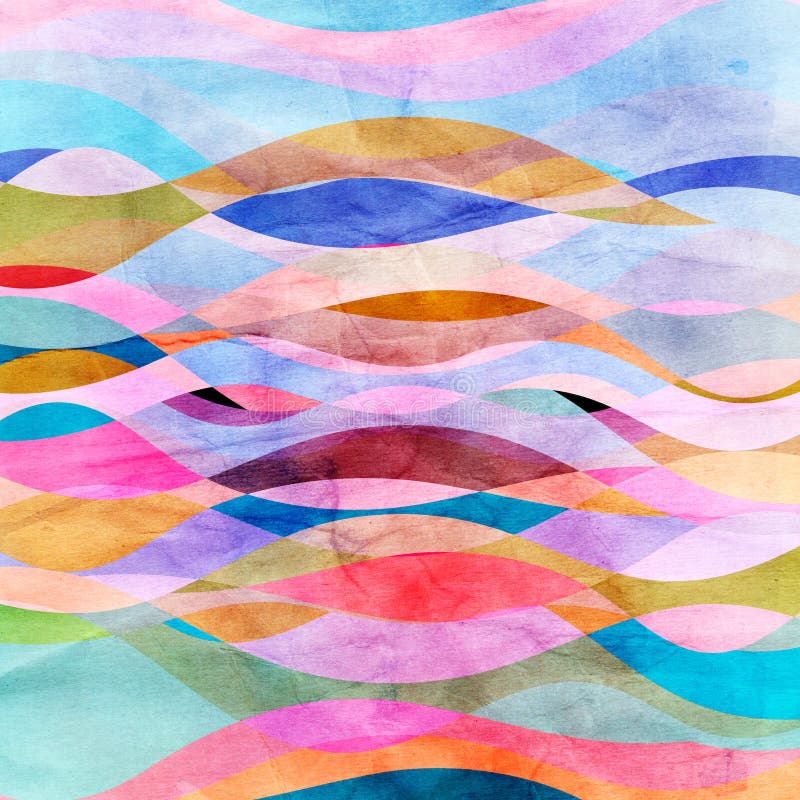Fond abstrait lumineux des vagues illustration de vecteur Fond abstrait lumineux des vagues illustration de vecteur