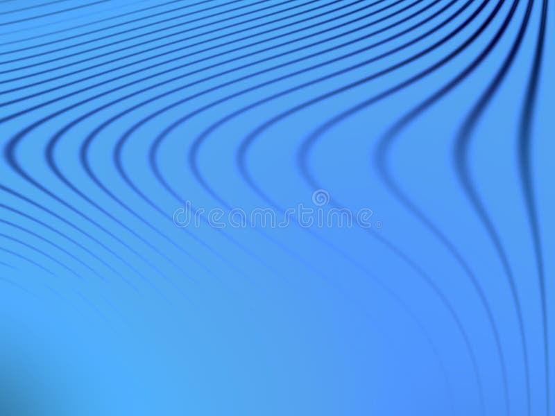 Fond abstrait bleu ondulé illustration libre de droits