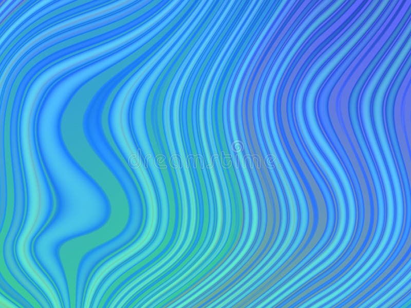 Fond abstrait bleu ondulé illustration libre de droits