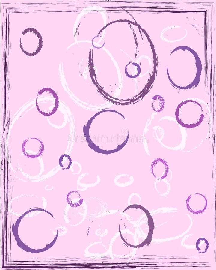 Fond abstrait rose avec des anneaux illustration de vecteur Fond abstrait rose avec des anneaux illustration de vecteur