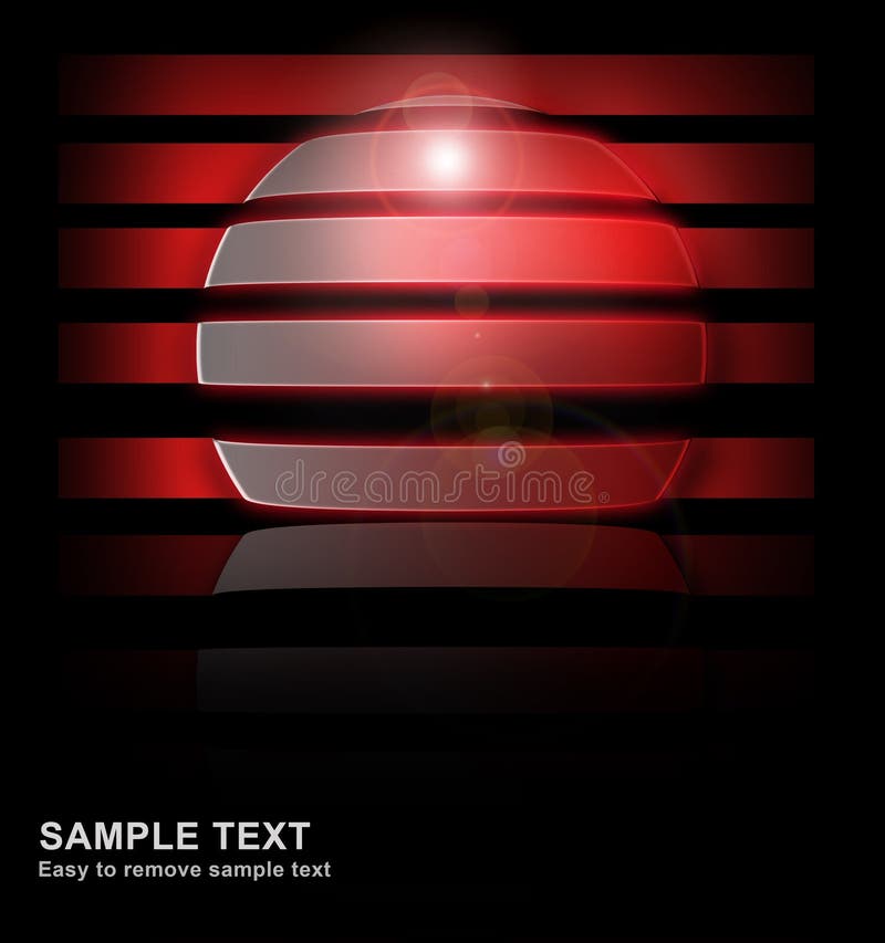 Fond abstrait rouge et noir illustration de vecteur Fond abstrait rouge et noir illustration de vecteur