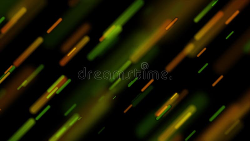 Fond abstrait rougeoyant orange vert de mouvement de bandes de néon