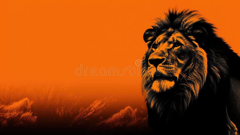 Fond alb-negru alb aprins portocaliu royalty free illustration