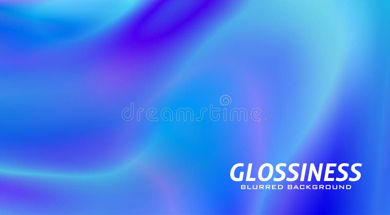 Fond albastru neclar turcotat abstract cu gradient neon. tapet vector royalty free illustration