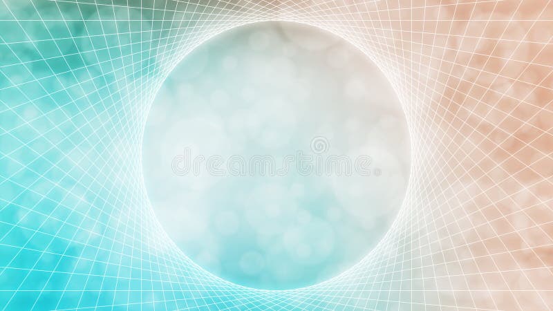 Fond albastru-portocaliu cu strălucire abstractă cu unghi închis cu punct de referință vector illustration