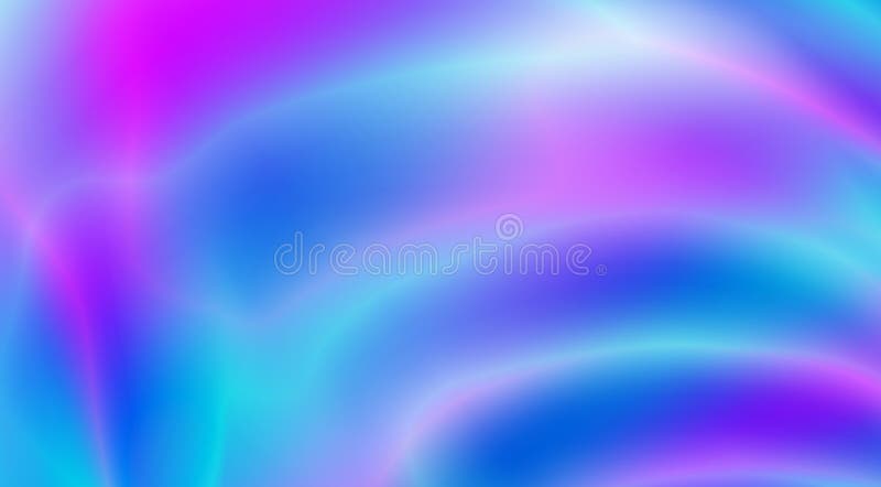 Fond albastru violet abstract neclar cu gradient neon. tapet vector royalty free illustration