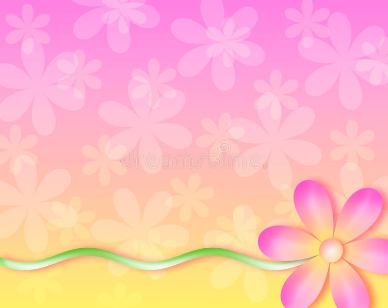 Fond - aucune fleur de mur illustration de vecteur Fond - aucune fleur de mur illustration de vecteur