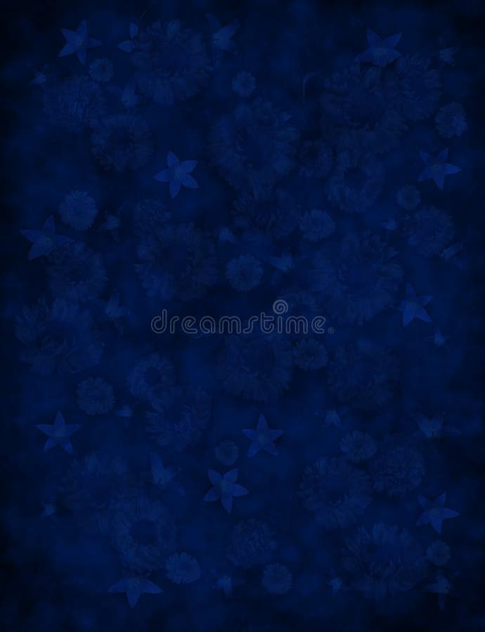 Background with fine structure flowers on dark blue color. Background with fine structure flowers on dark blue color