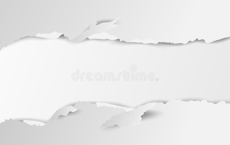 Fond blanc en papier déchiré Bandes de papier et de papier arrachées à l'ombre douce de la lumière sur la paroi carrée Artisanat illustration libre de droits Fond blanc en papier déchiré Bandes de papier et de papier arrachées à l'ombre douce de la lumière sur la paroi carrée Artisanat illustration libre de droits