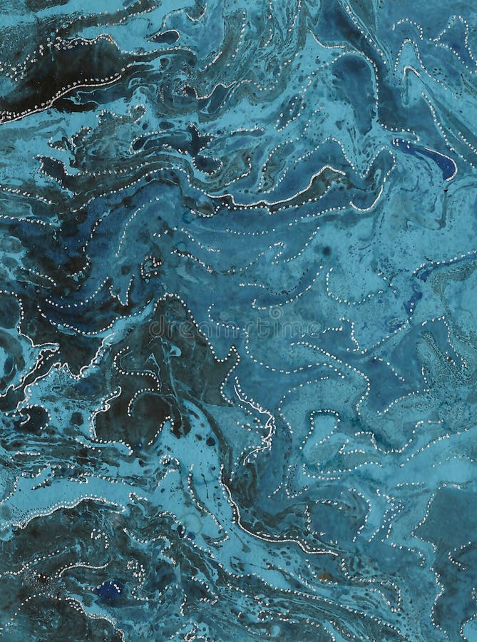 Fond Abstrait De Peinture à L'huile Couleur D'or Vert Et Bleu Du Blanc  Beaux-arts Créatifs Naturels De Luxe D'or De L'océan Et Sc Image stock -  Image du créateur, acrylique: 199543639