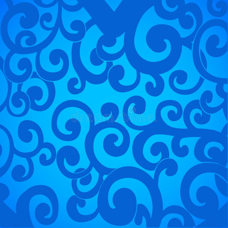 Fond bleu abstrait sensible illustration de vecteur