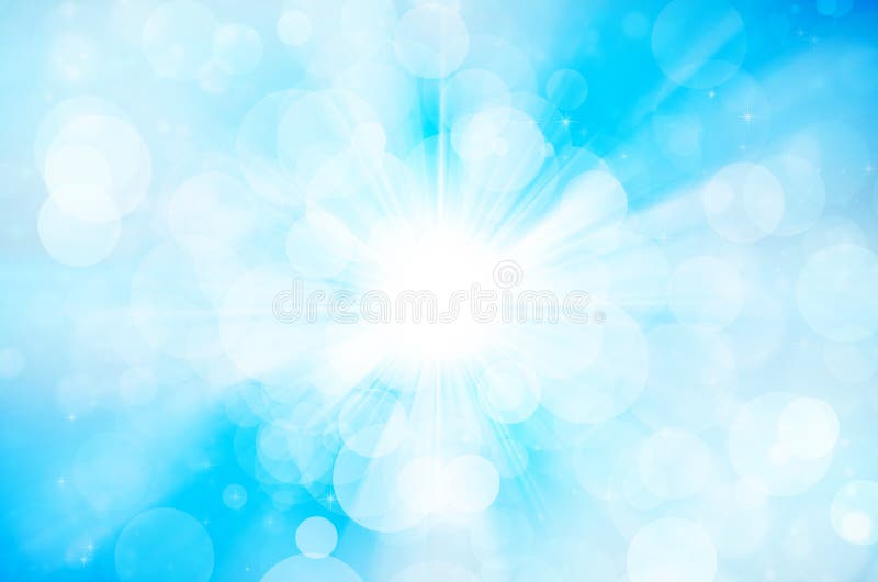 Fond bleu d'abrégé sur bokeh illustration libre de droits Fond bleu d'abrégé sur bokeh illustration libre de droits