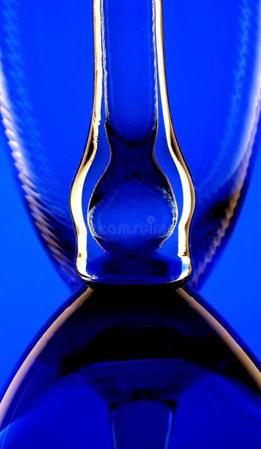 Fond bleu en verre image stock Fond bleu en verre image stock