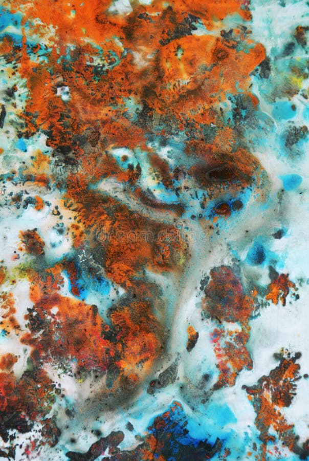 Fond bleu jaune fumeux, fond de peinture d'aquarelle, couleurs abstraites de peinture image libre de droits Fond bleu jaune fumeux, fond de peinture d'aquarelle, couleurs abstraites de peinture image libre de droits